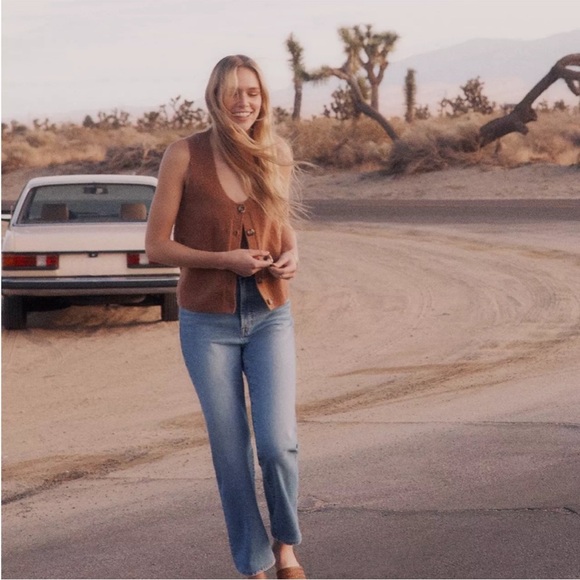 Madewell Kneale Button-Front Sweater Vest size extra small - Picture 1 of 9